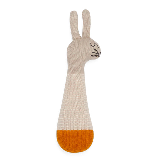 Pink Rabbit Baby Rattle Toy