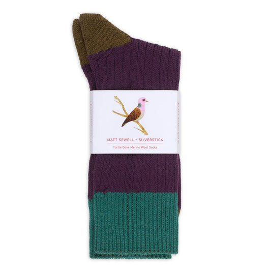 Matt Sewell Turtle Dove Merino Sock