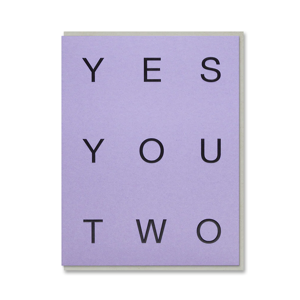 Yes You Two Card