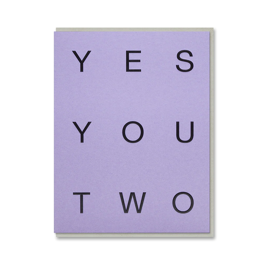 Yes You Two Card