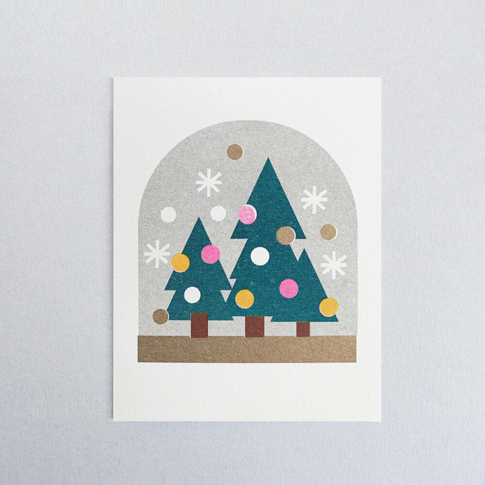 Snow Globe Mini Card