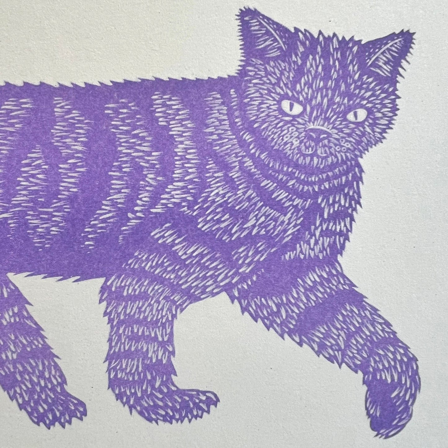 Ass Purr Usual Riso Print