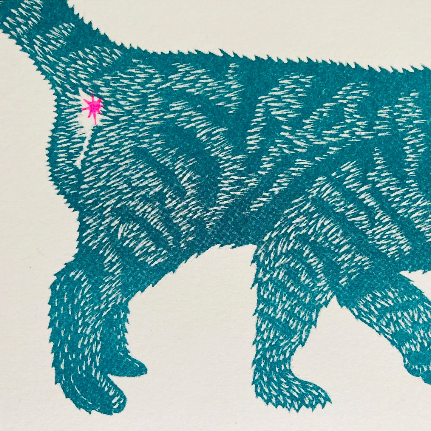 Ass Purr Usual Riso Print
