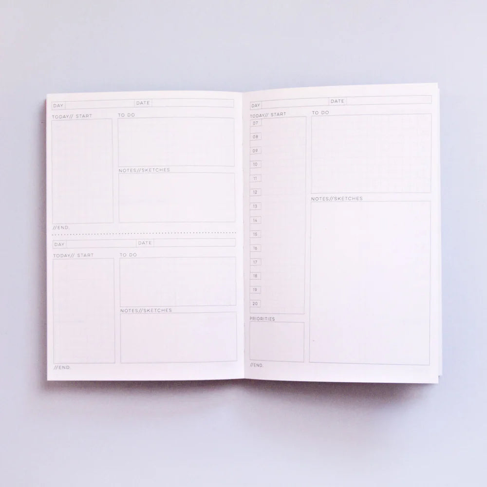 The Completist Overlay Shapes No. 2 Lay Flat Pocket Weekly Planner