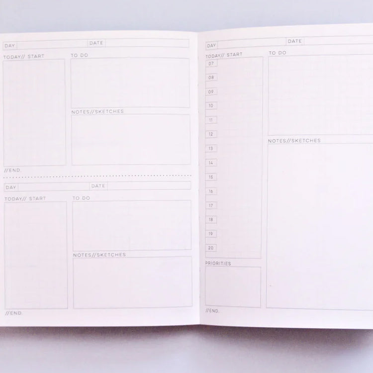 The Completist Shadow Brush No. 1 Daily Planner Book