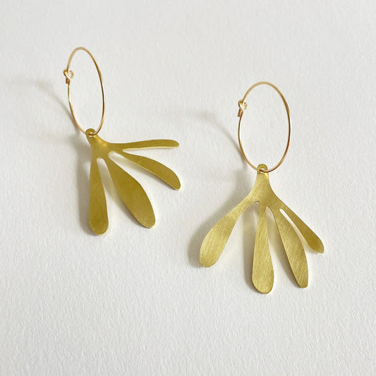 Brass Arame Earrings