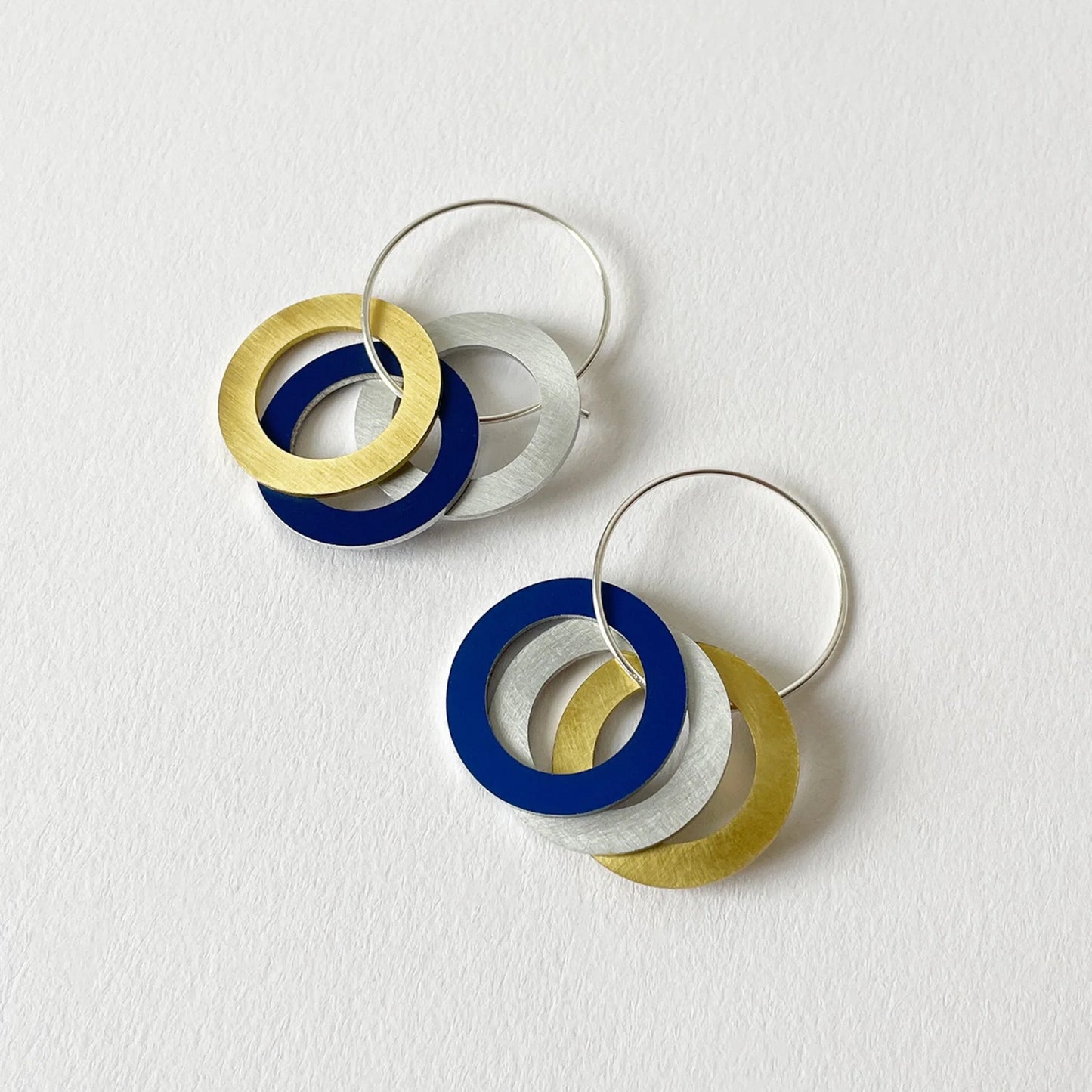 Hoop Earrings Cobalt