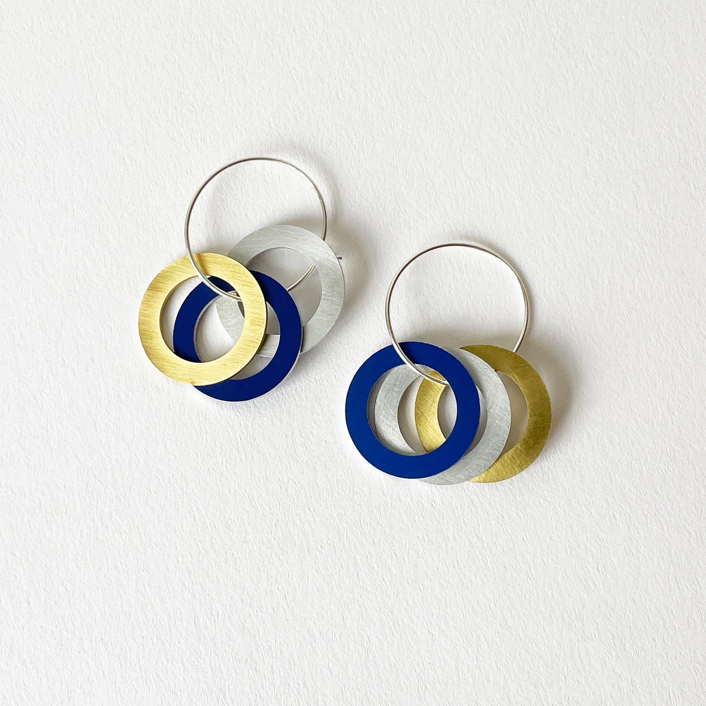 Hoop Earrings Cobalt