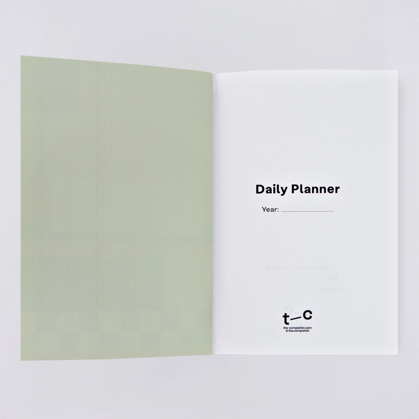 The Completist Ginger No. 1 Daily Planner Book