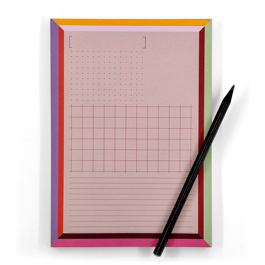 Frame Grid Dots Lined A5 Notepad