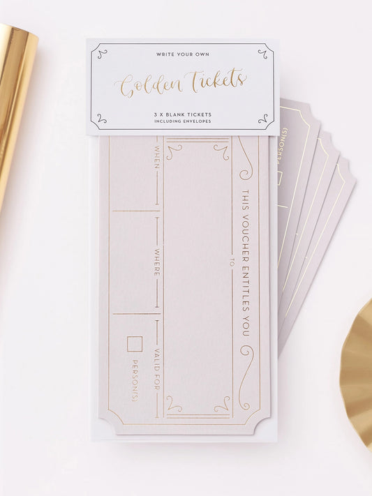 Golden Tickets in Off White