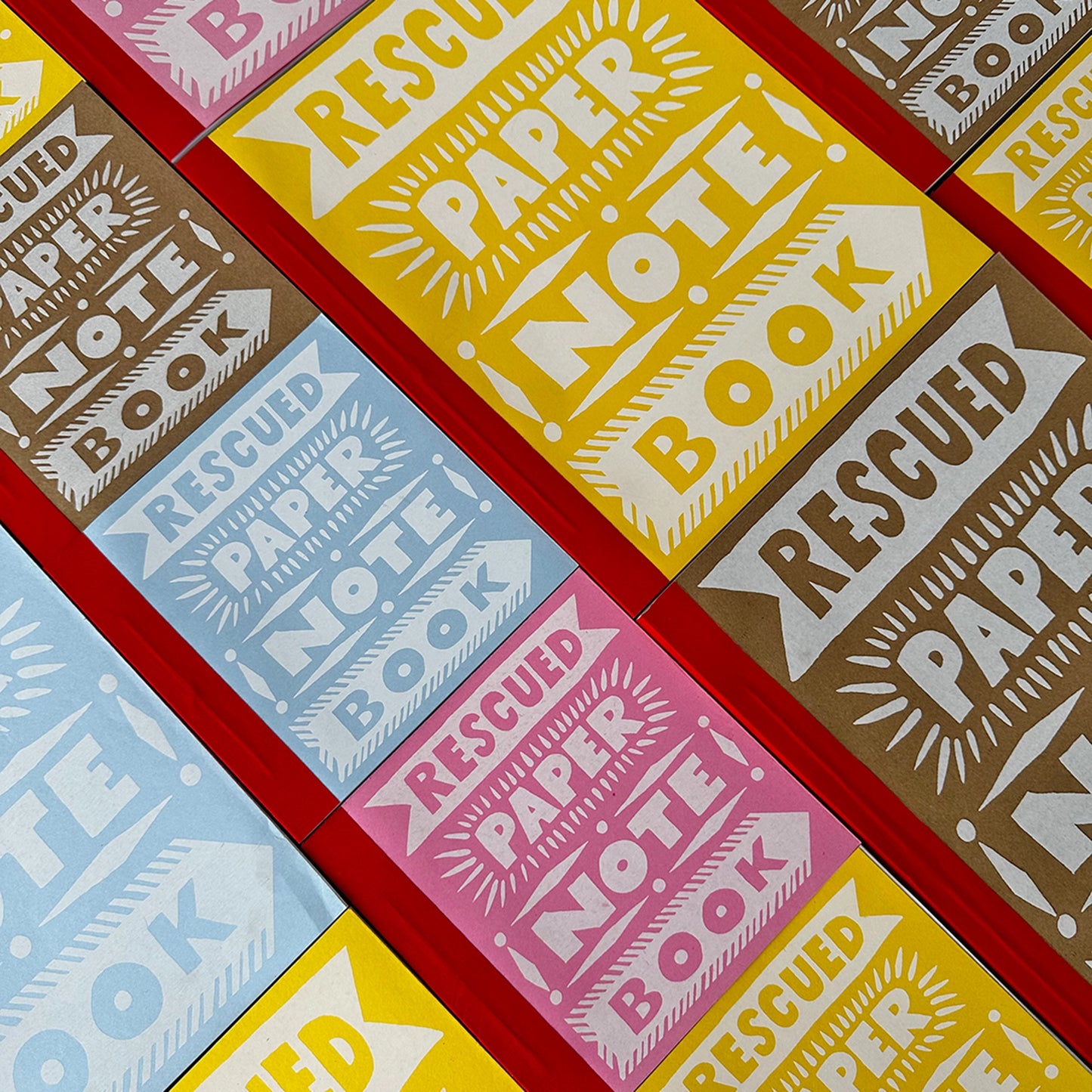 Rescued Paper Notebook in Assorted Colours