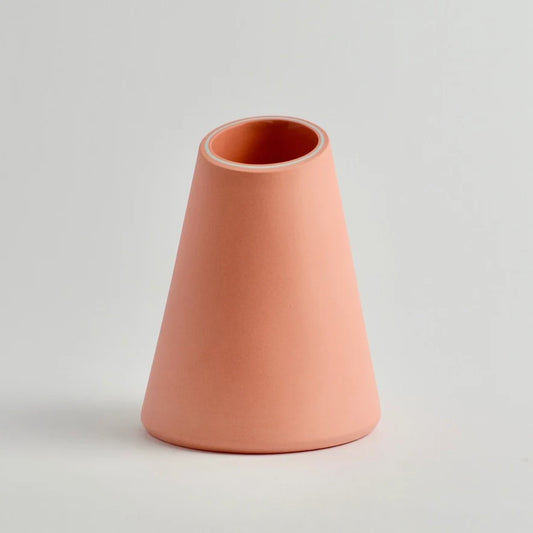 Triangle Vase Pink and Blue