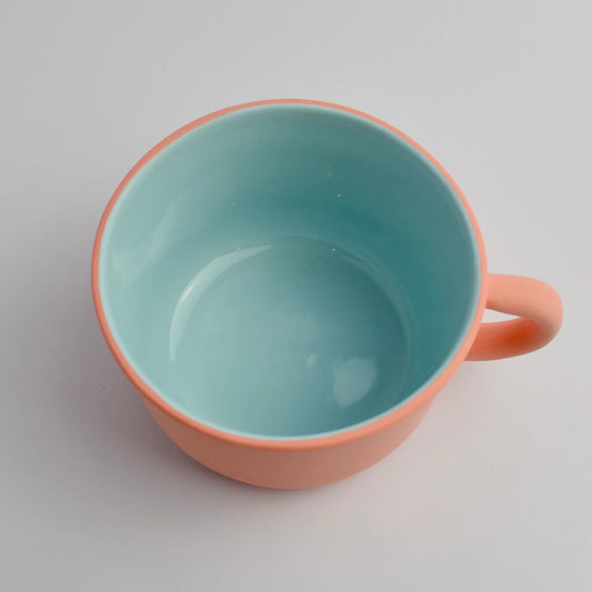 Large Cup Siena Pink and Miami Blue