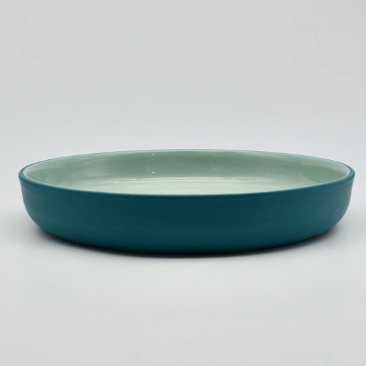 Serving Plate in Emerald Green