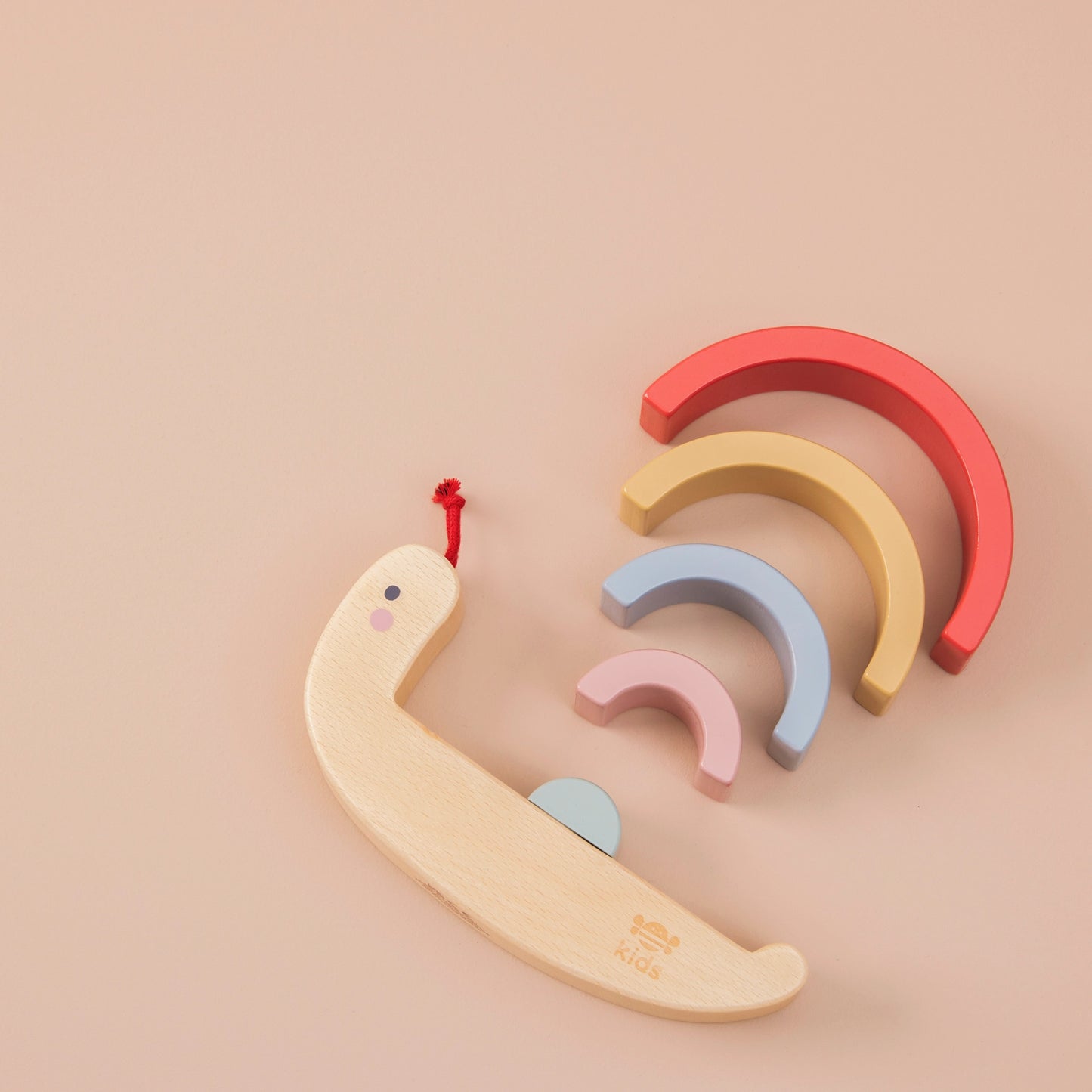 Just Bee Kids Wooden Snail Stacker Toy