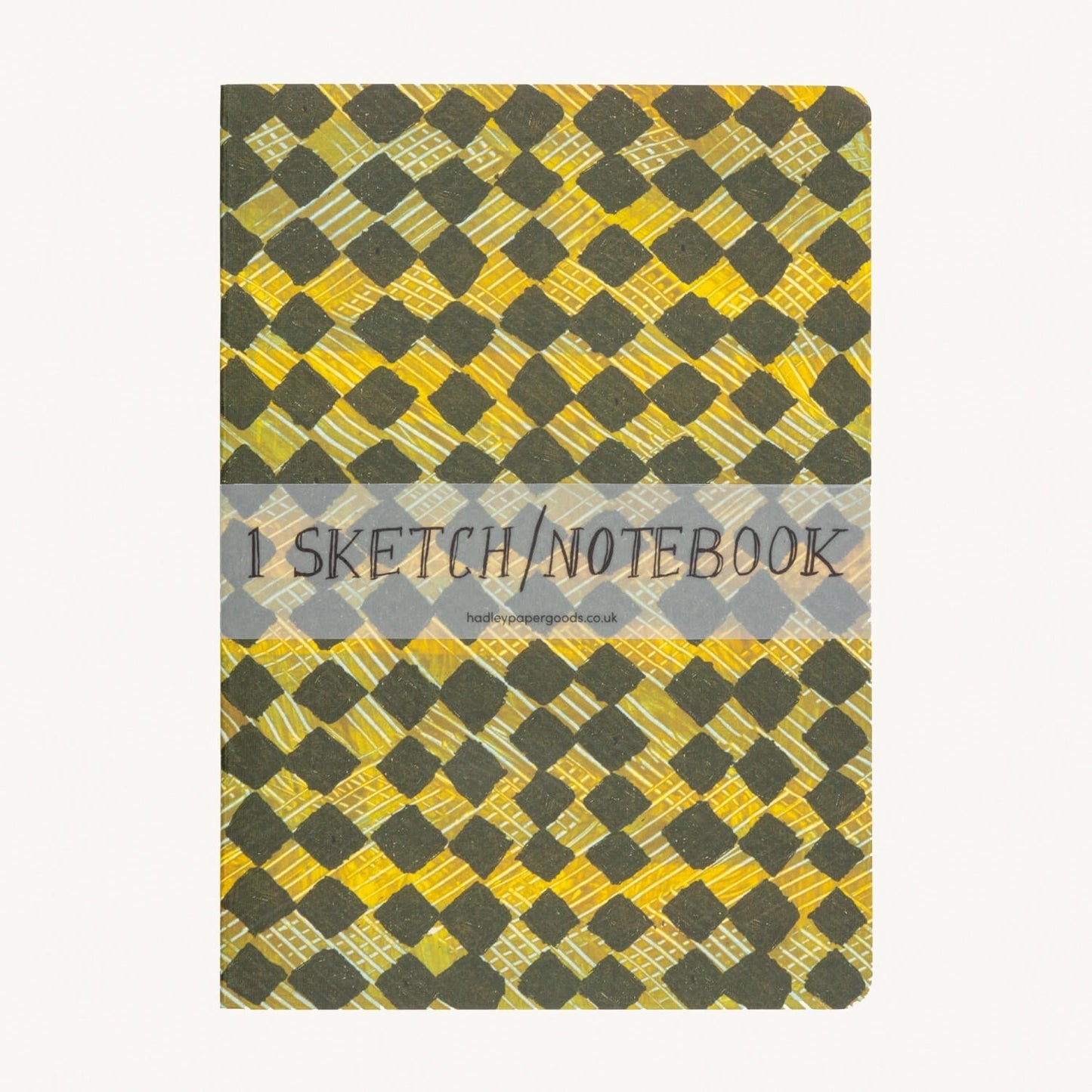Paste Paper Diamonds Notebook