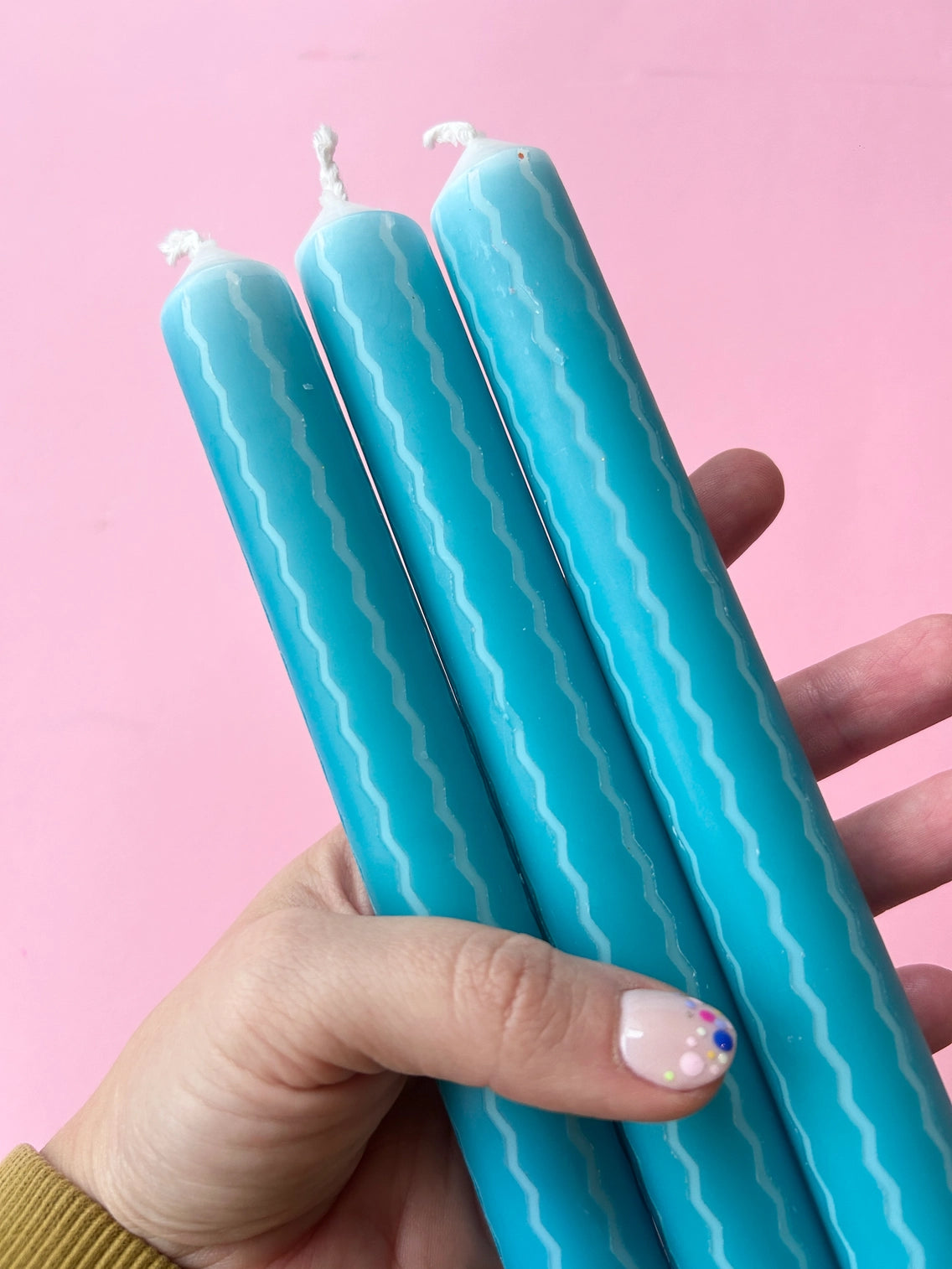 Neon Wiggle Candle