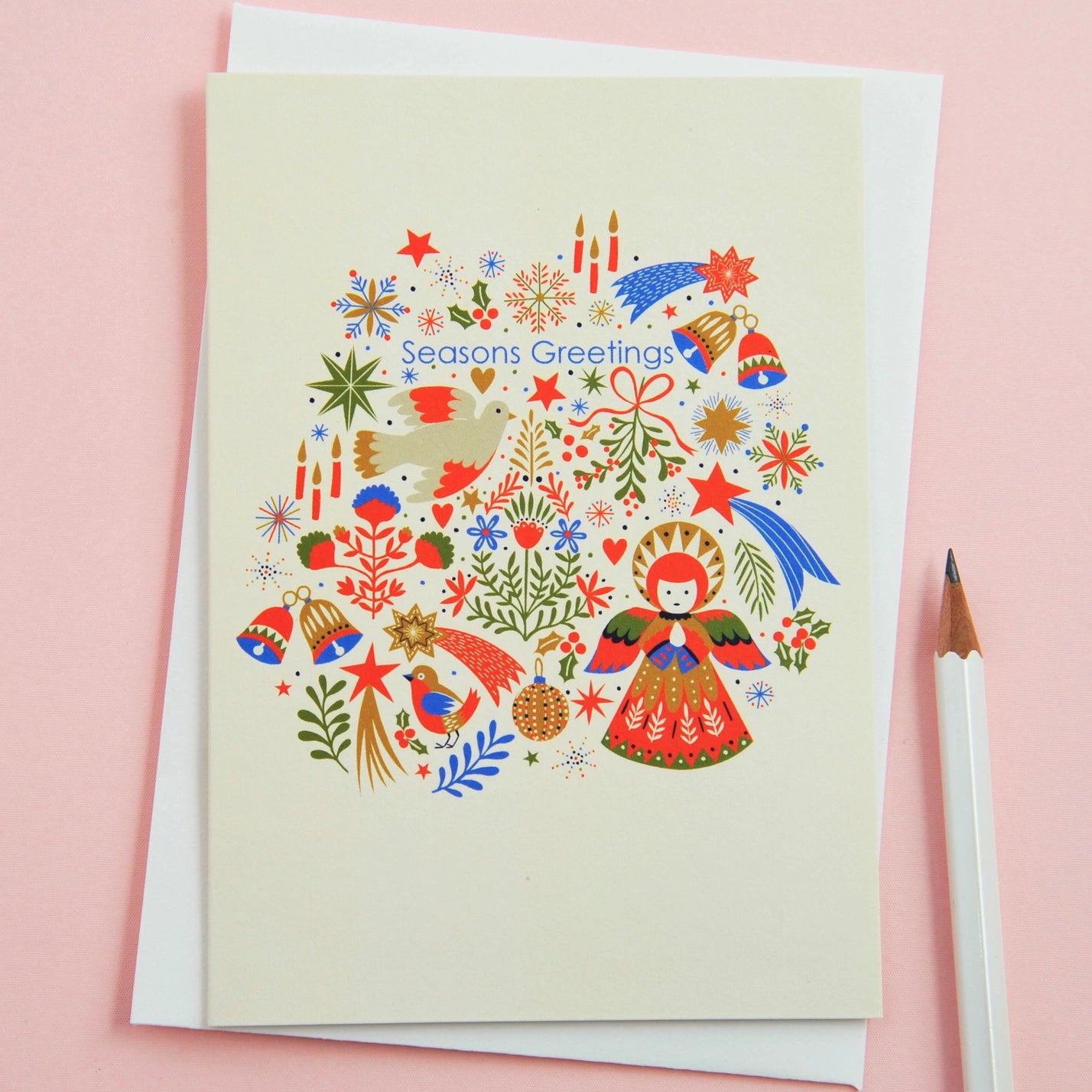 Merry Christmas Angel Card set of 6