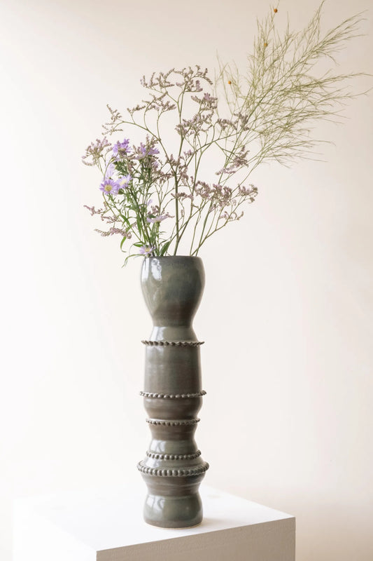 Beaded Vase #21-004
