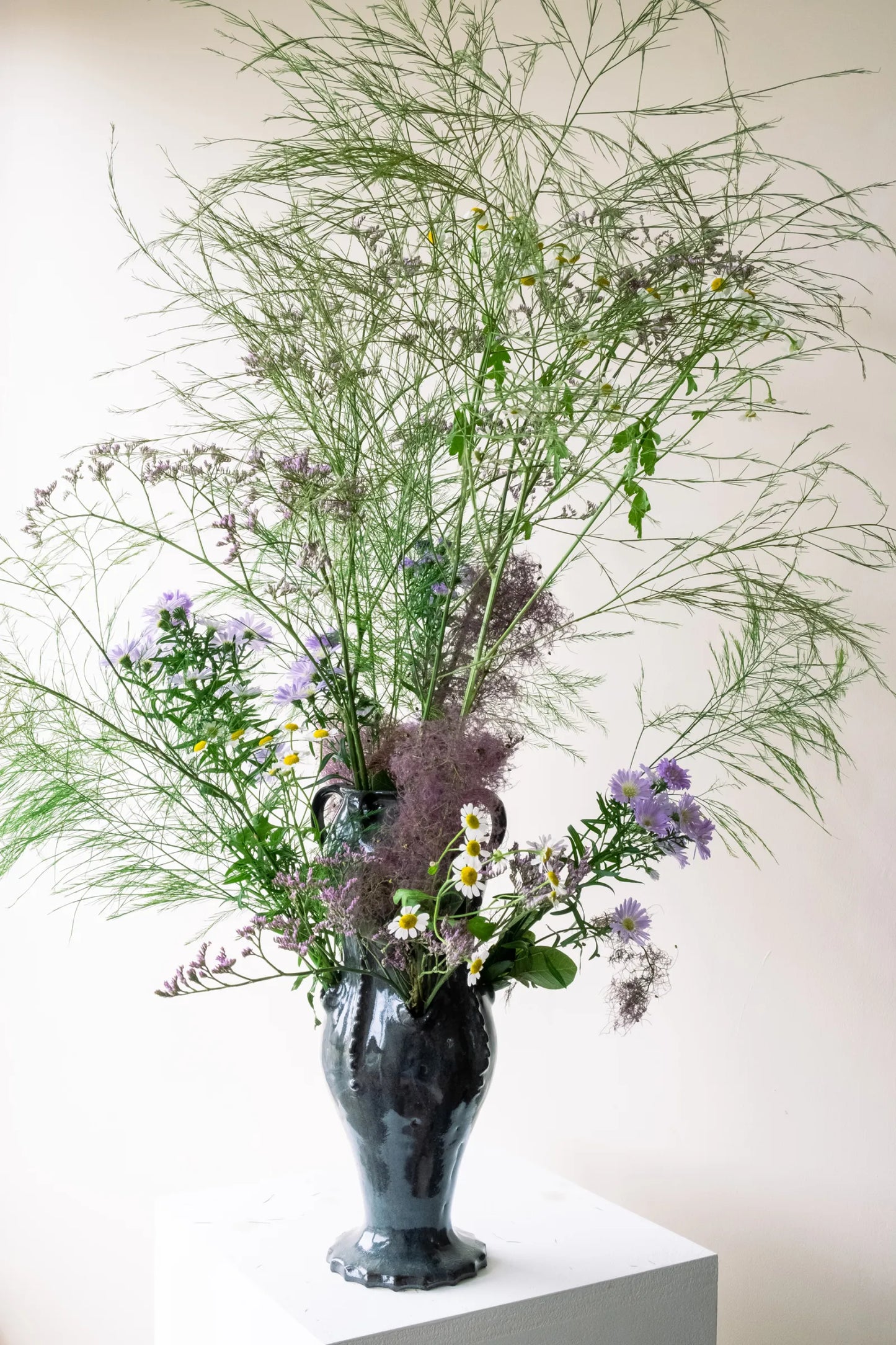 Black Spined Vase #22-001 SOLD