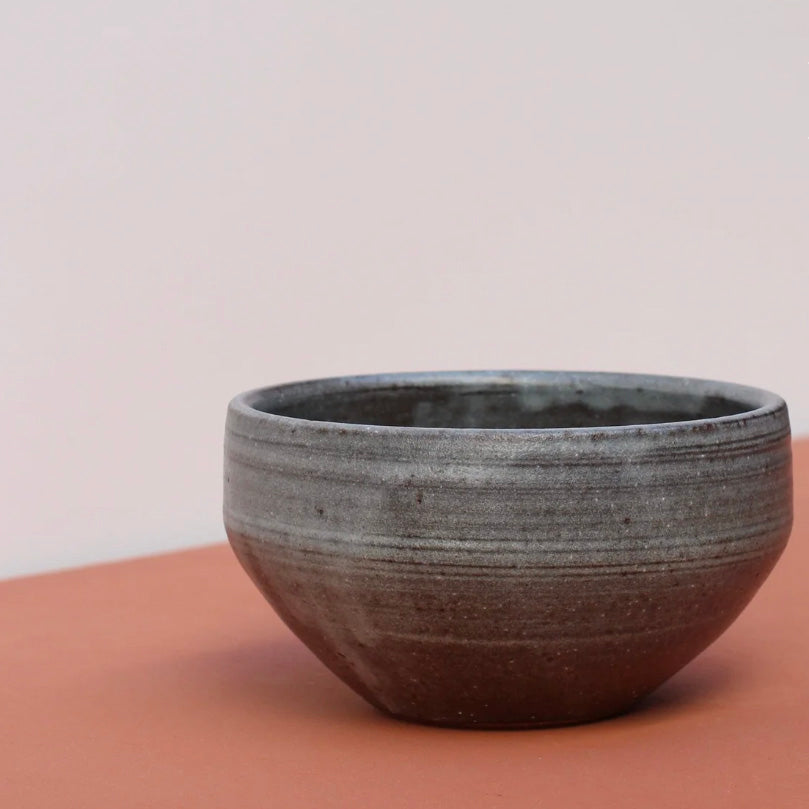 Mottled Blue Small Ramen Bowl