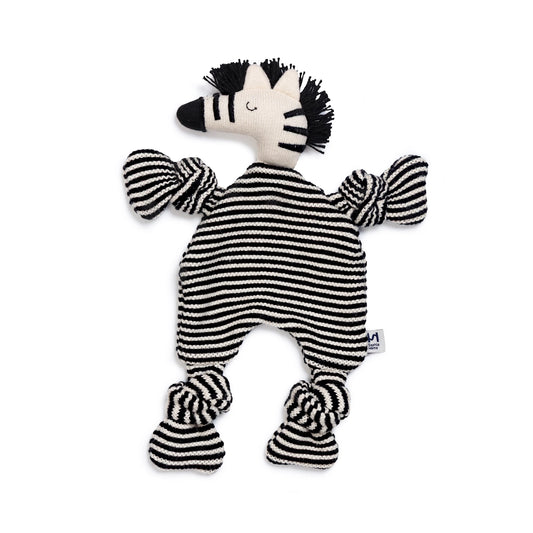 Cotton Knit Baby Comforter Cuddle Cloth - Zebra