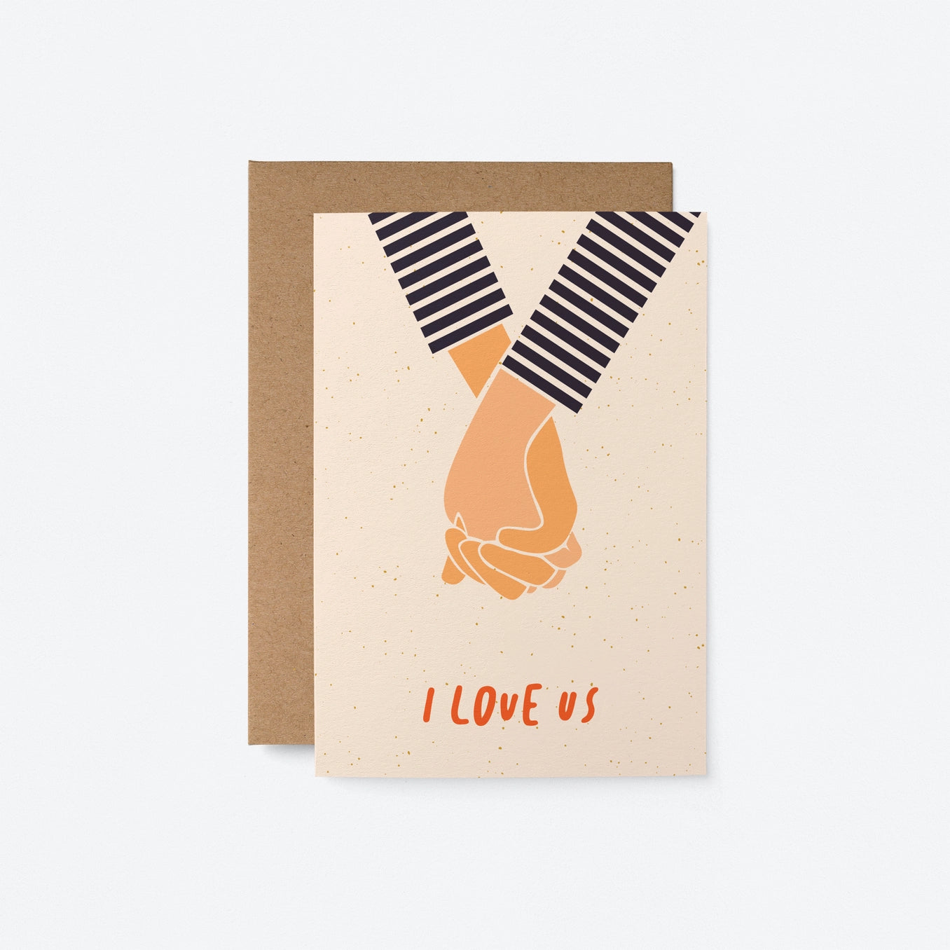 I Love Us Holding Hands Card