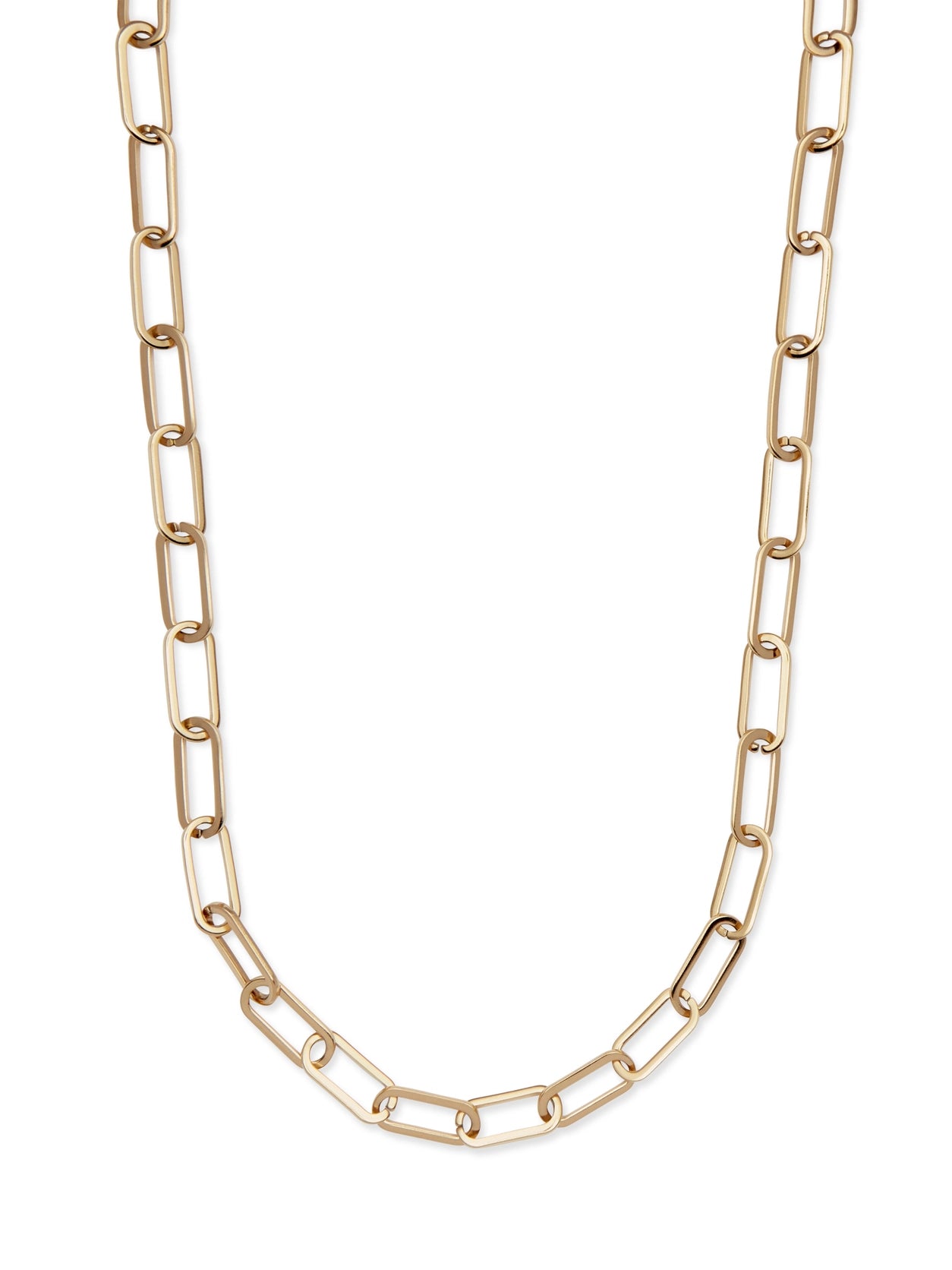 Chunky Chain Link Necklace in Gold