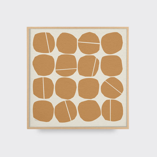 Cobble Print Clay 30 x 30 cm