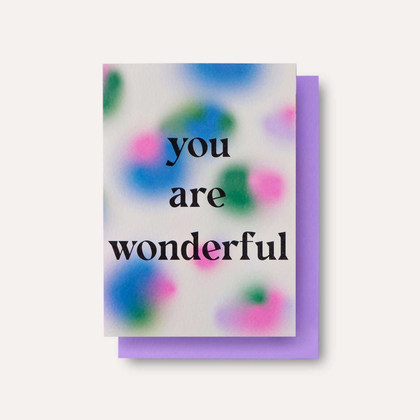 You Are Wonderful Gradient Card