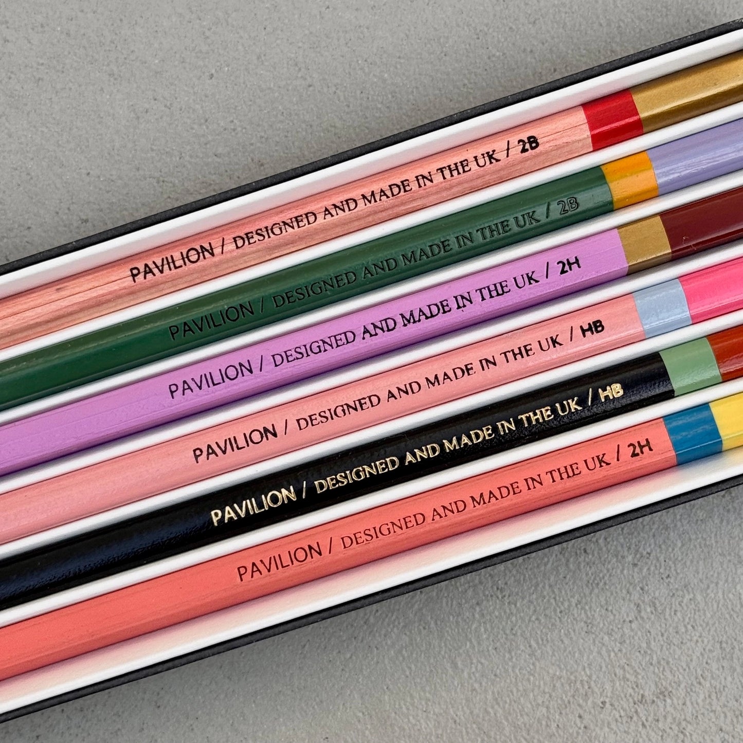 Abstract Collage Collage Assemblage - 6 Piece Pencil Set