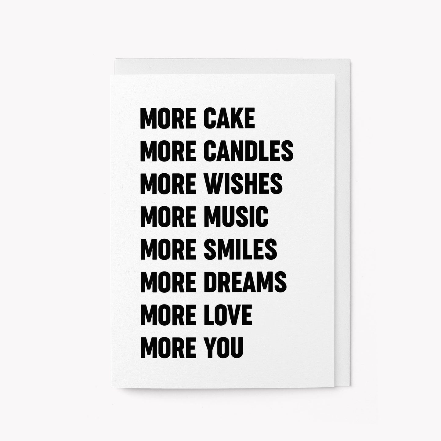 More Cake Birthday Card
