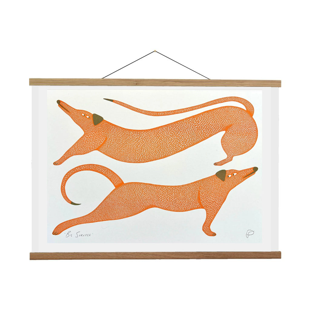 Magnetic Oak Poster Hanger