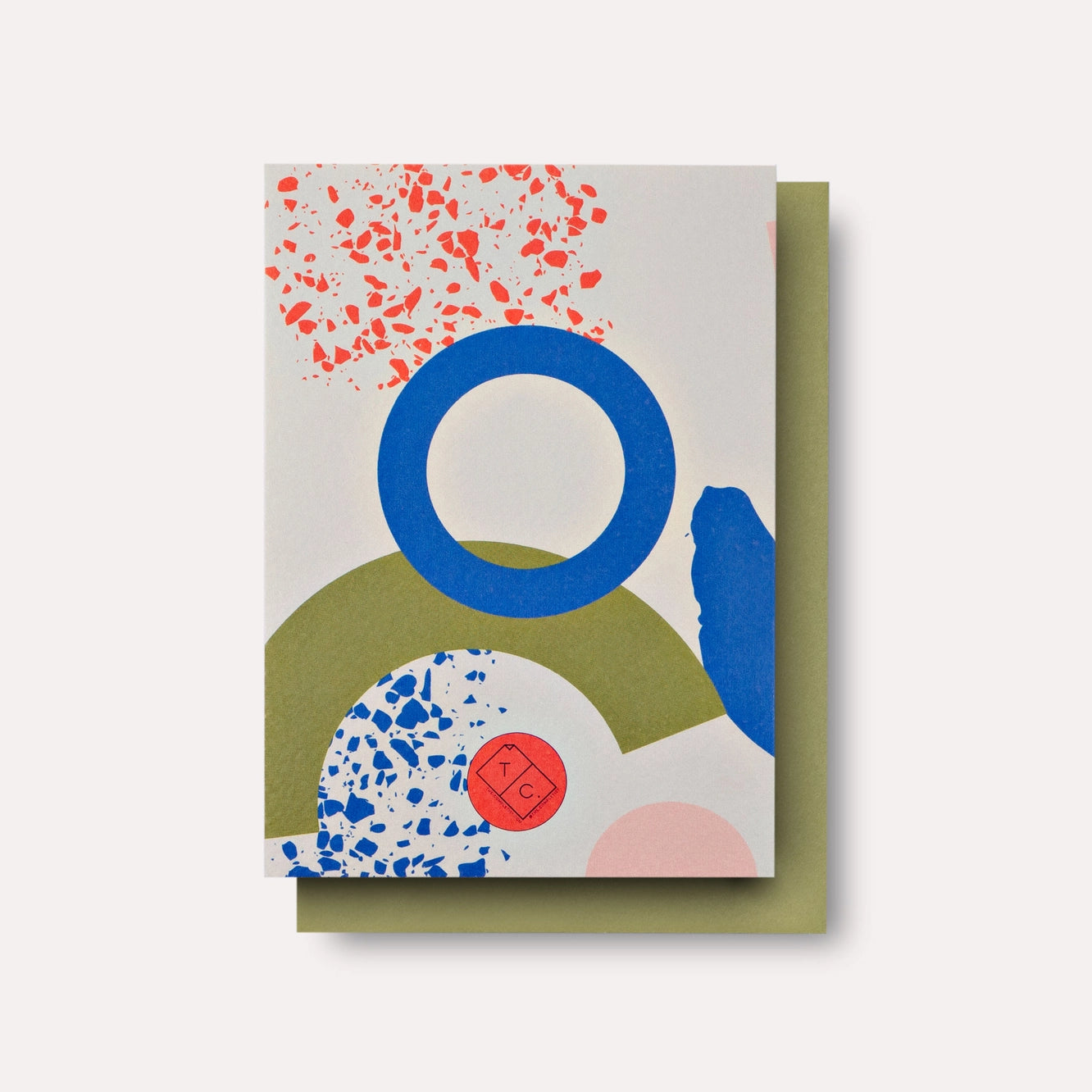 Happy Birthday Memphis Brush Card