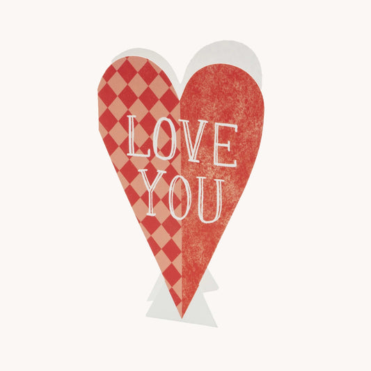 Love You Heart Card