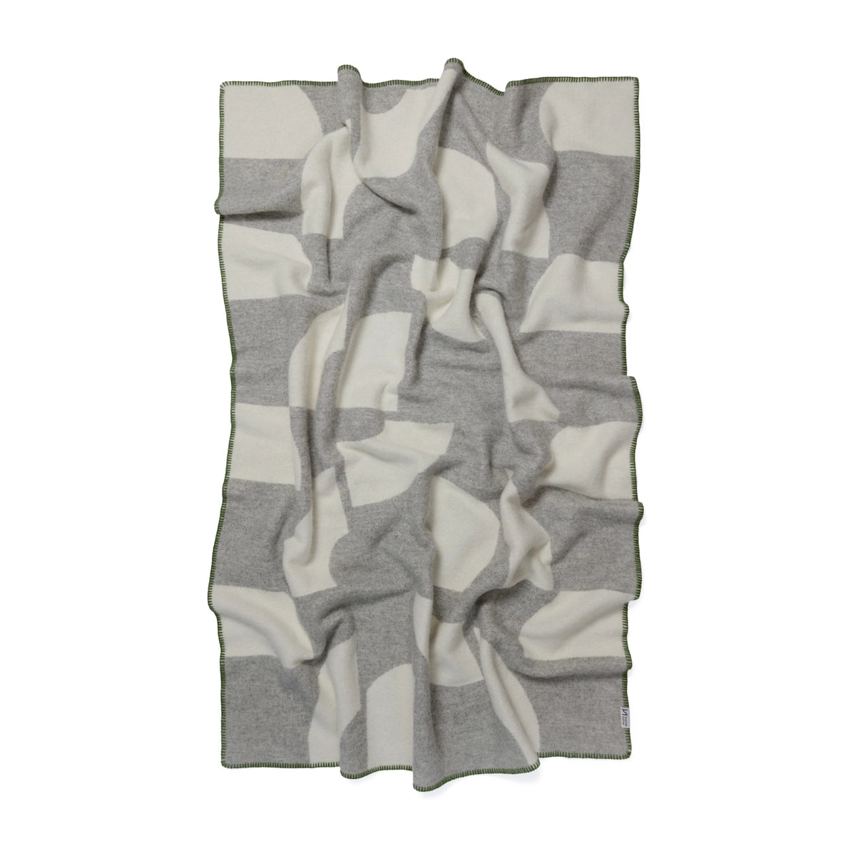 Wool Throw Blanket: Deko Grey