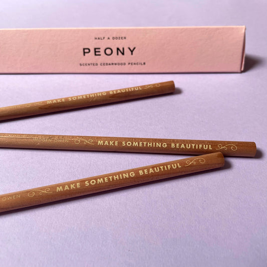 Peony Scented Pencils