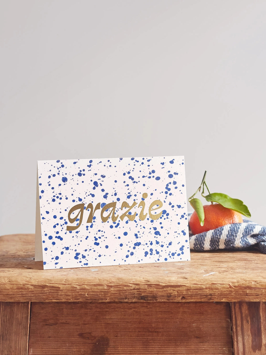 Splatterware Card Grazie!