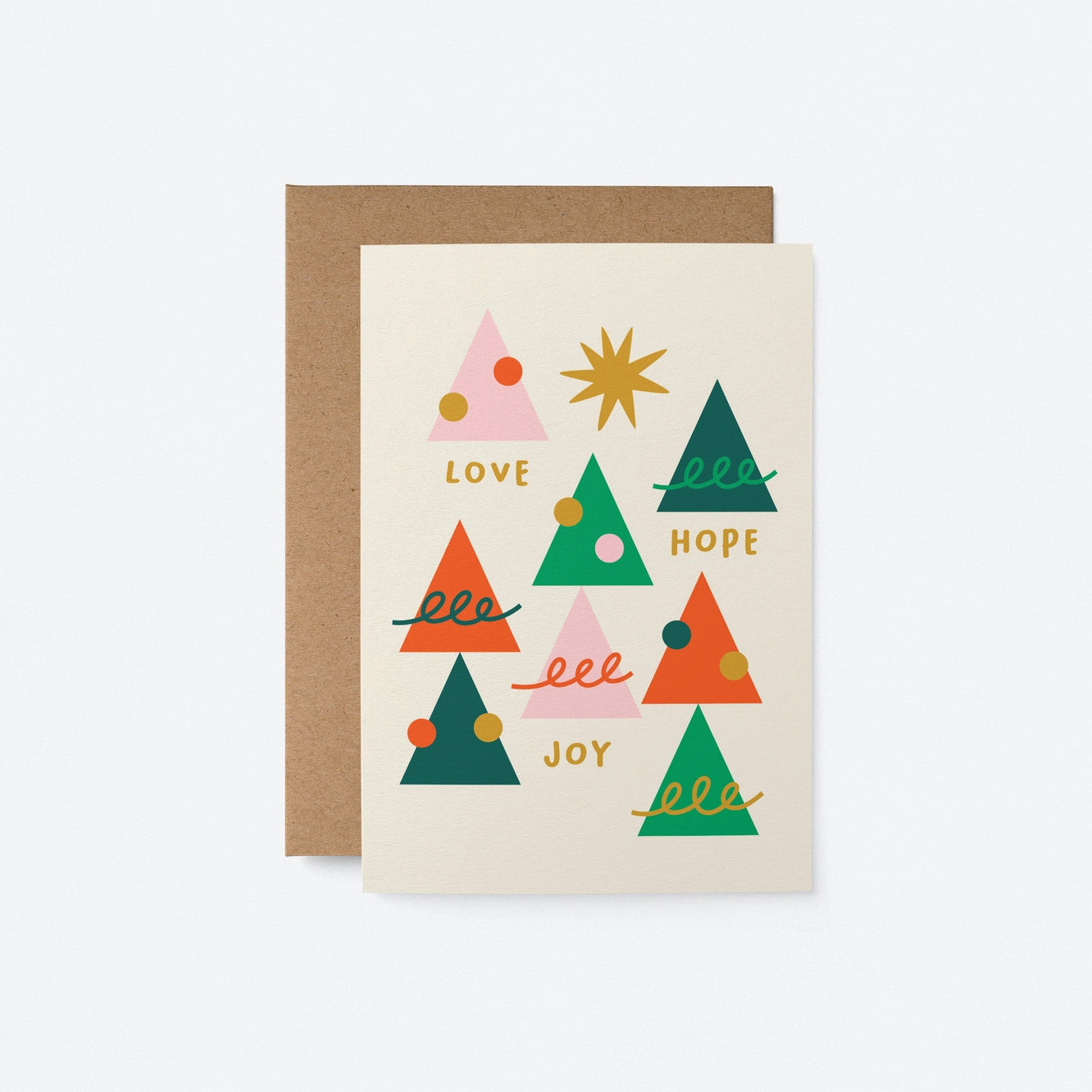 Love Hope Joy Greeting Card