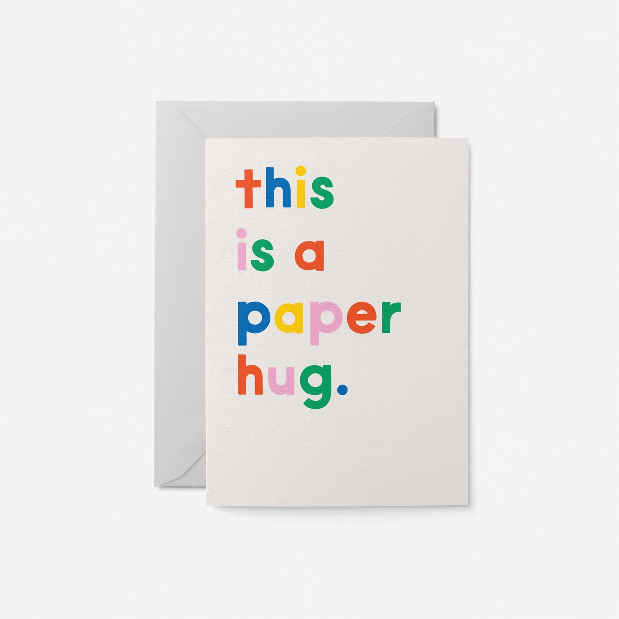 Paper Hug Greeting Card