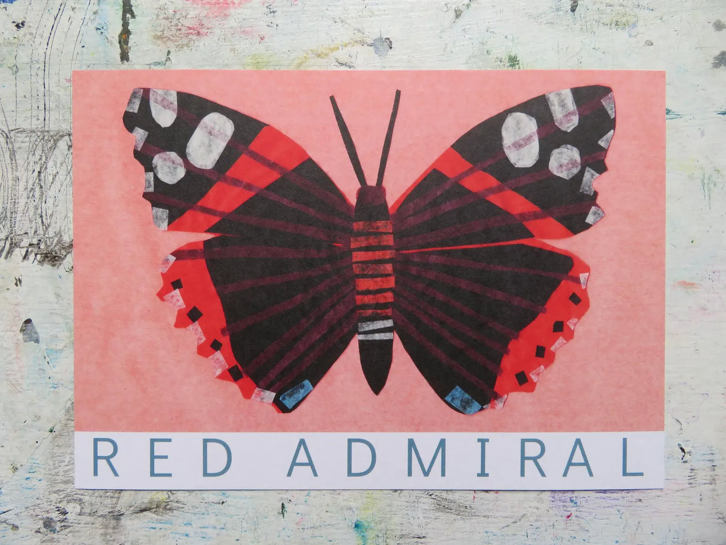 Red Admiral Butterfly A5 Art print
