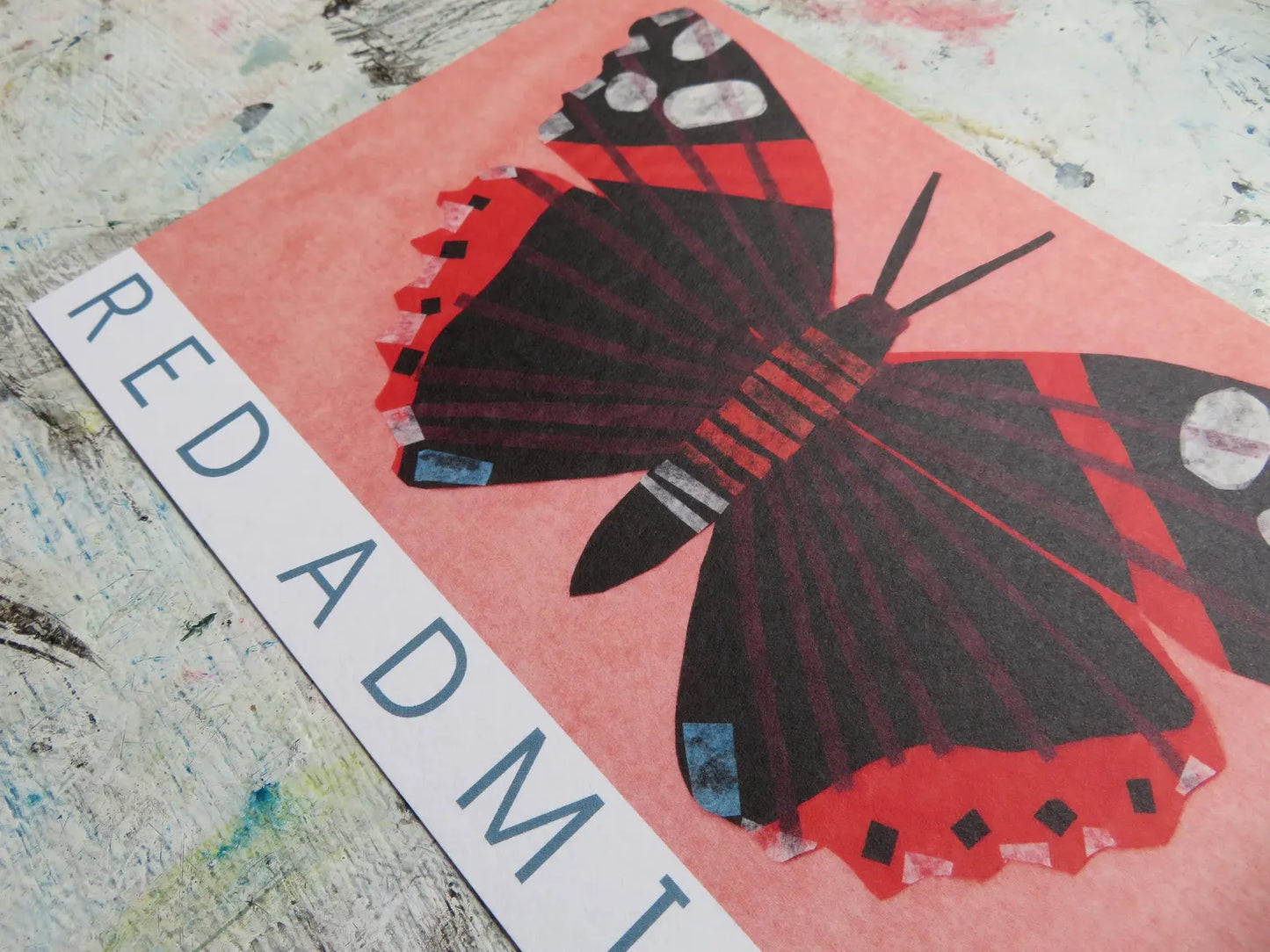 Red Admiral Butterfly A5 Art print