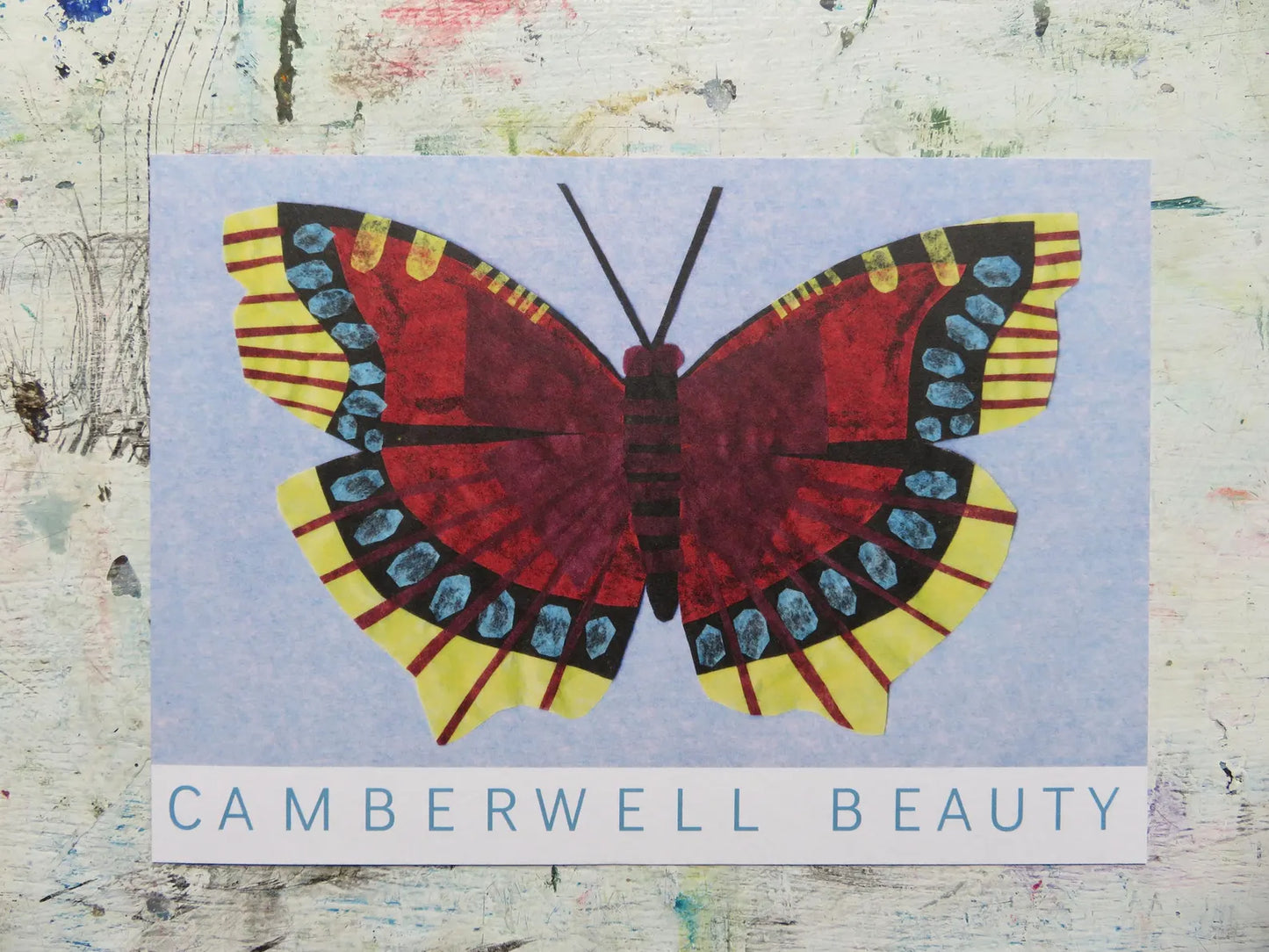 Camberwell Beauty Butterfly A5 Art print