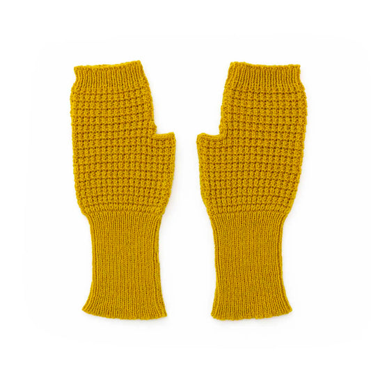 Sussex Field Fingerless Gloves in Piccalilli