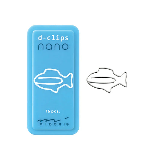 Midori D-Clips Nano - Fish Paperclip