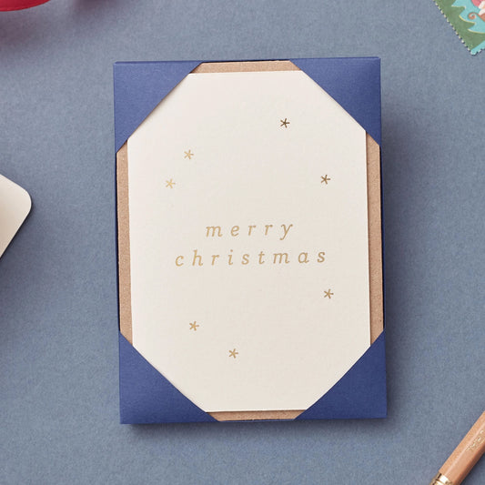 Merry Christmas Card Pack of 5