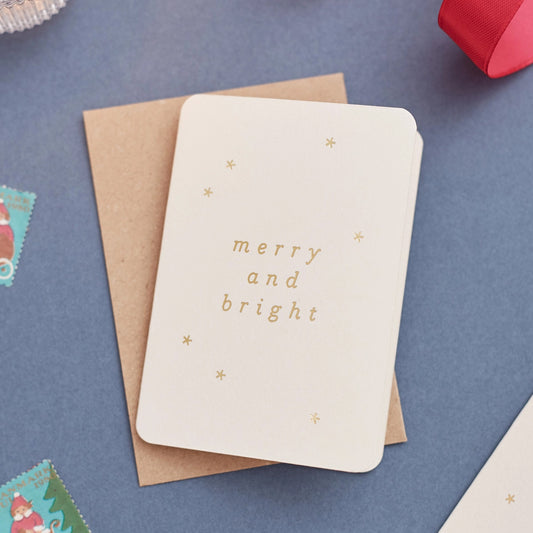 Mini Merry and Bright Christmas Card
