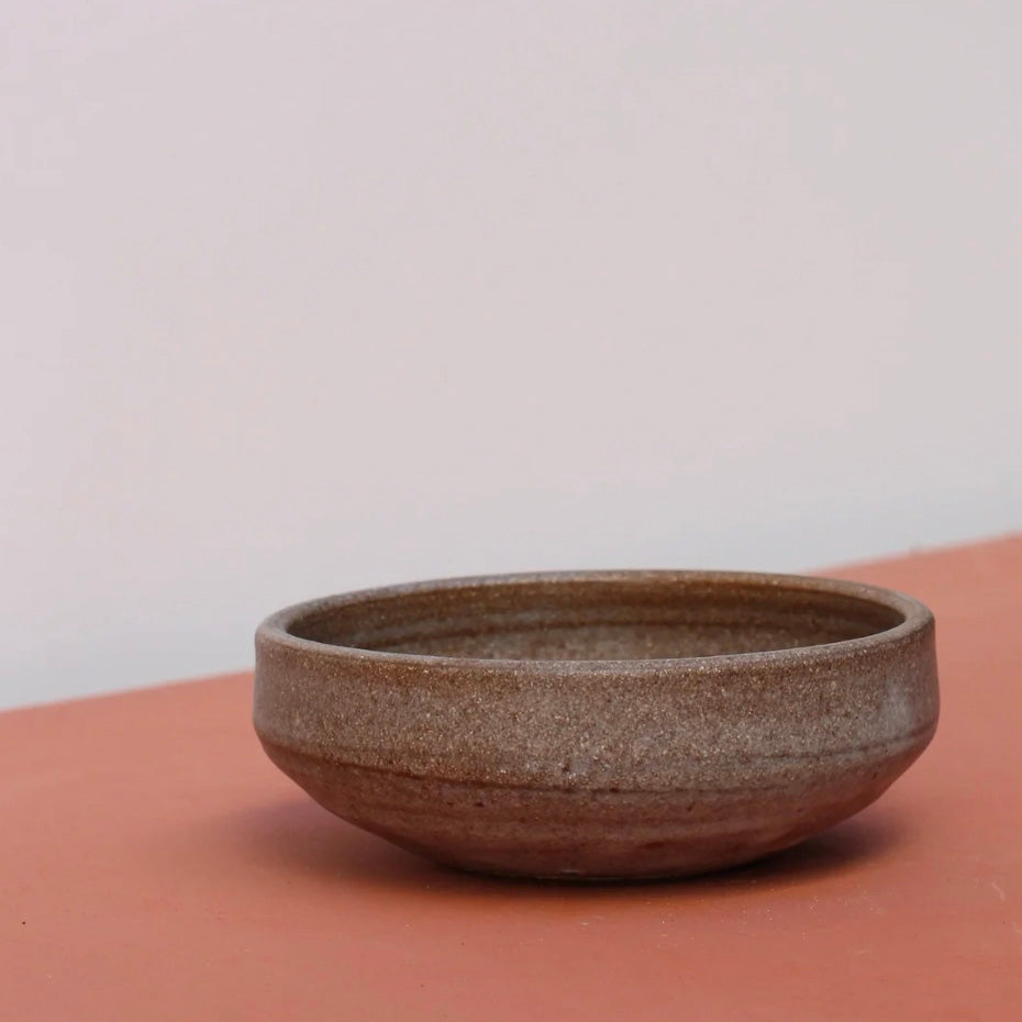Small Snack Bowl in Mottled Moss Blue Grey