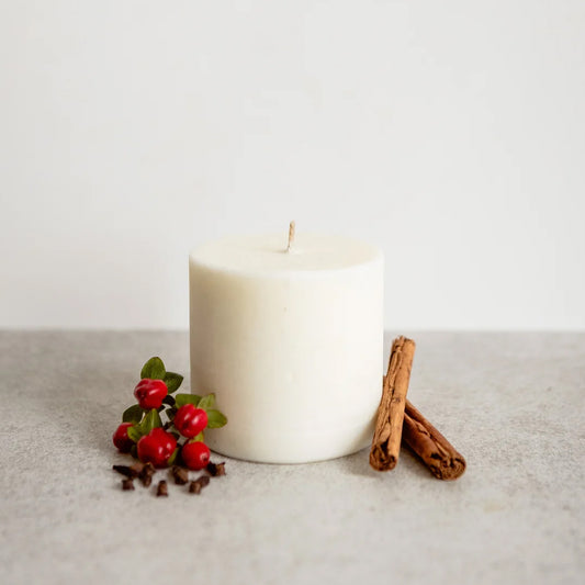 Holly Pott with Noel Candle - Winter Edition